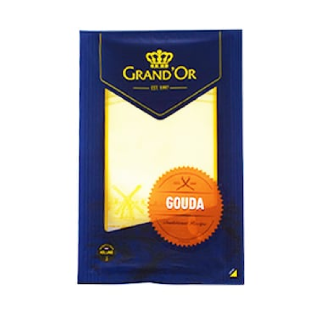 GRANDOR GOUDA CHEESE YOUNG SLICES 160G